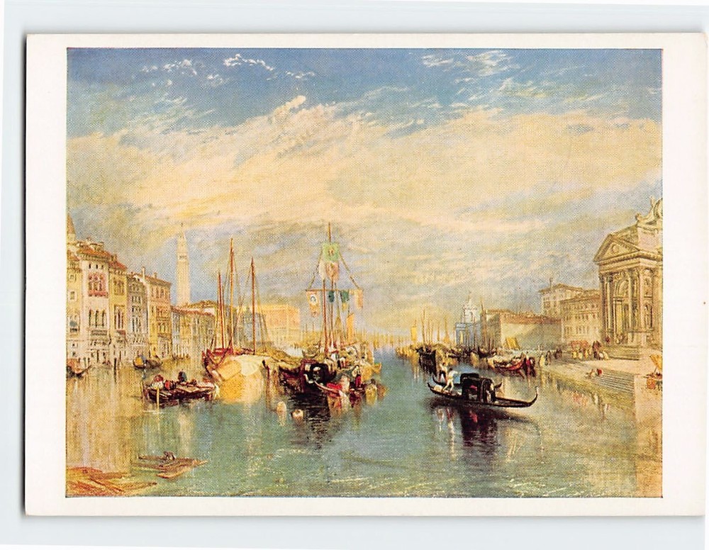 Postcard The Grand Canal Venice Italy Painting by JMW Turner
