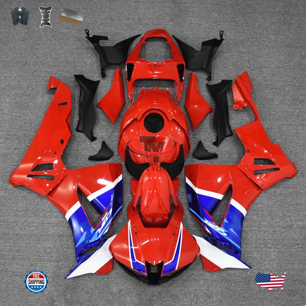 Fit for Honda 2024-2025 CBR600RR Red Blue Plastic Injection Fairing Bodywork F5