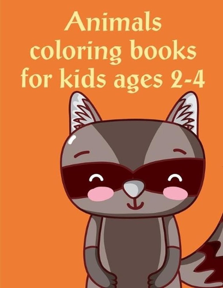 Animals Coloring Books For Kids Ages 2-4: Christmas Coloring Pages with Animal,
