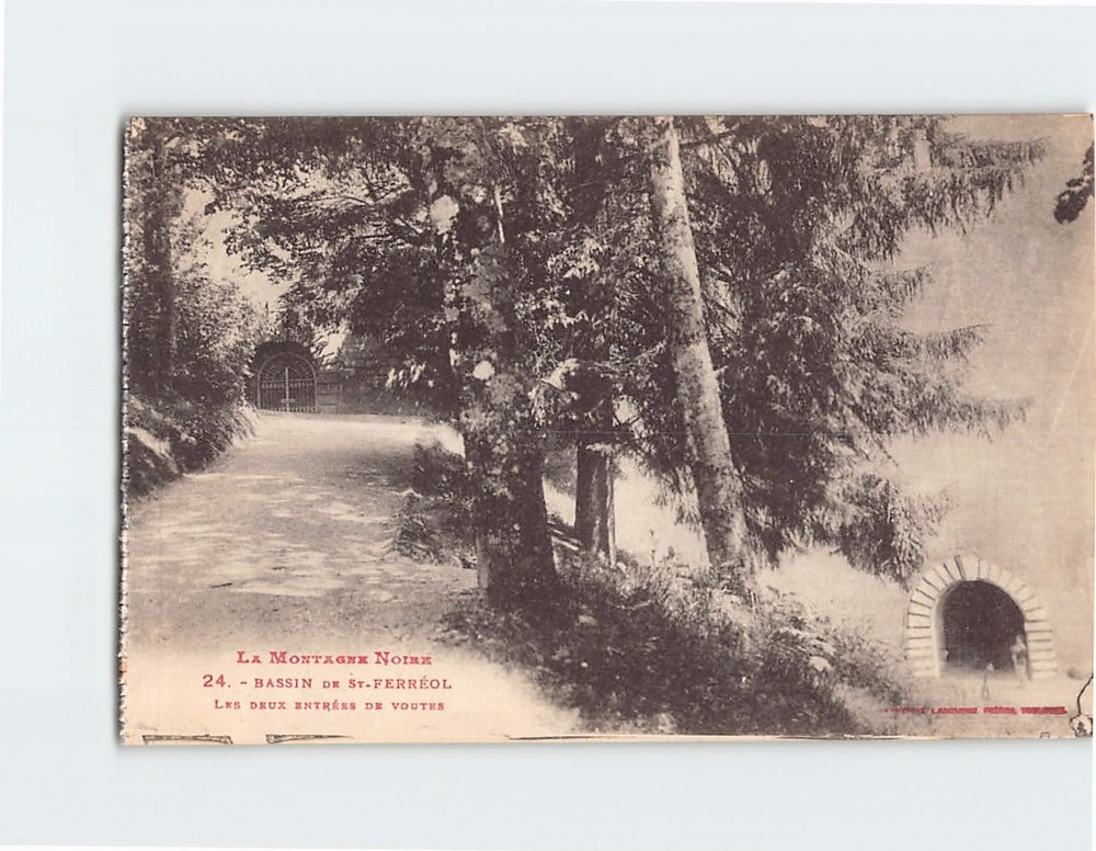 Postcard Scenic View in Saint-Ferréol Montagne Noire France