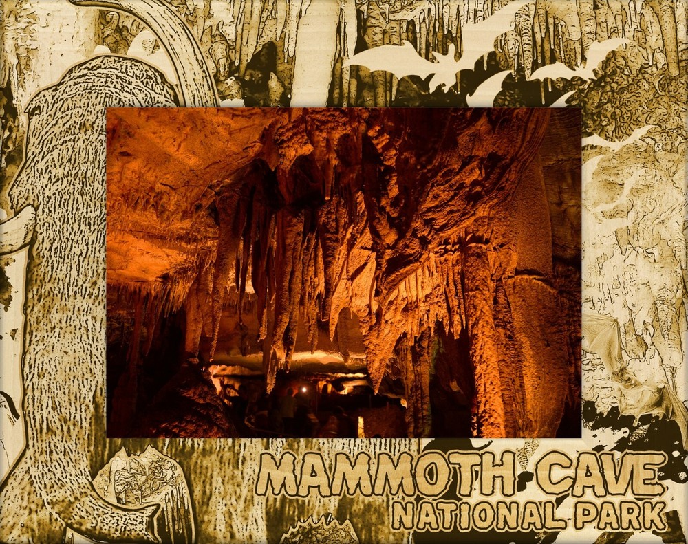Mammoth Cave National Park Laser Engraved Wood Picture Frame Landscape (4 x 6)