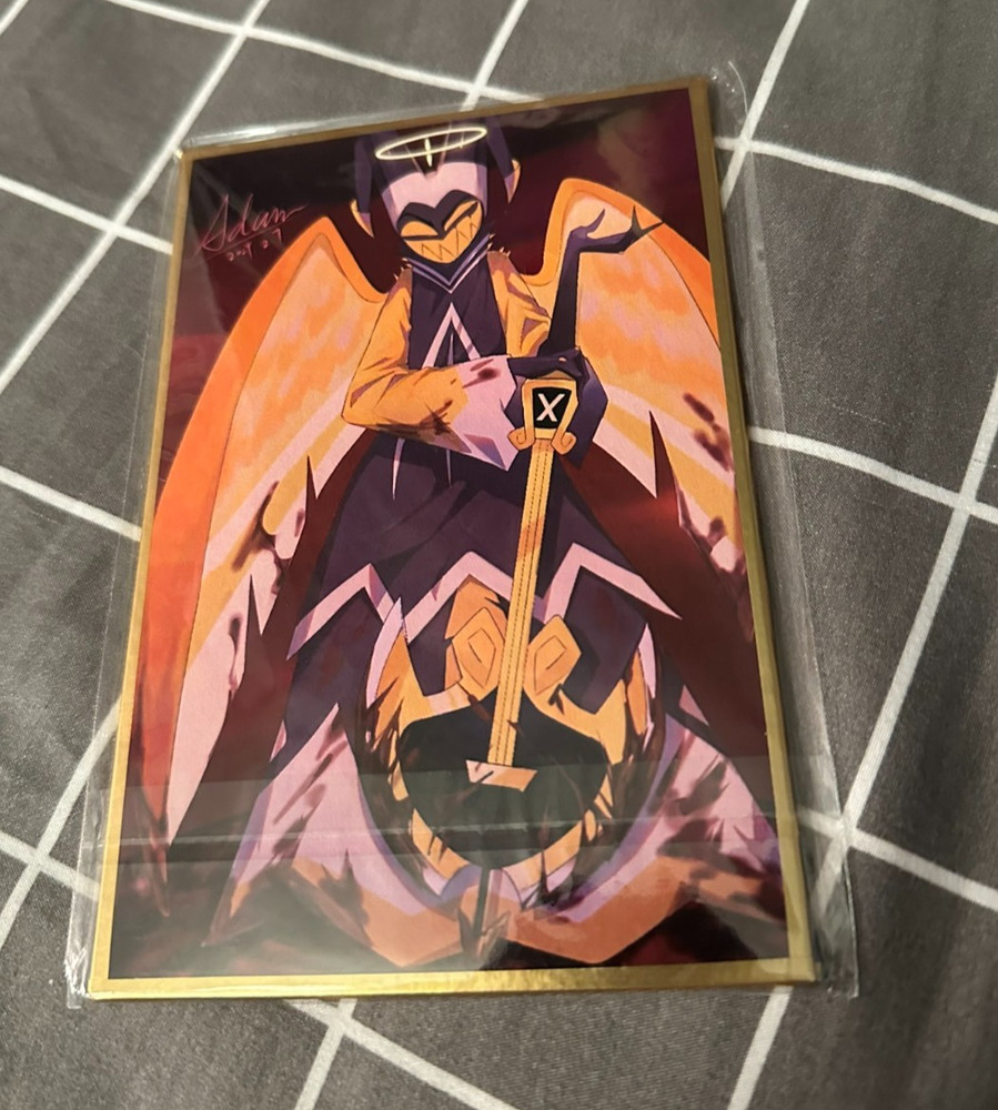 Hazbin Hotel Adam Shikishi Board Fanmade Art Board