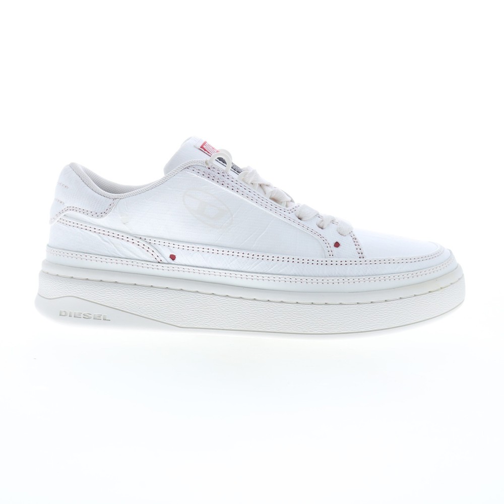 Diesel S-Sinna Low Tk W Womens White Leather Lifestyle Sneakers Shoes