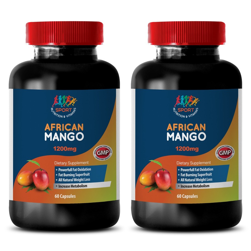 colon cleanse detox - African Mango Extract 1200mg - body detox cleansers -2 Bot