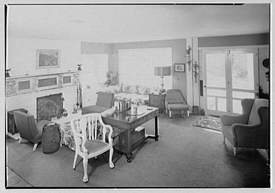 Sands Point Port Washington Long Island NY Tina Leser Living Room 1945