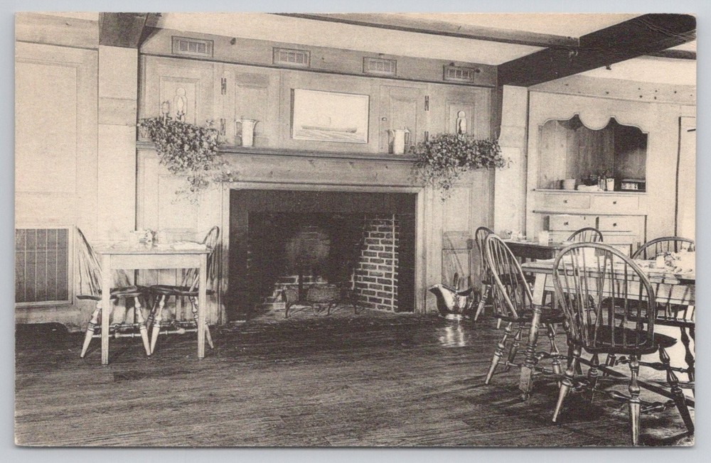 Ebenezer Craft Hall Publick House Sturbridge MA 1954 UN First Day Issue Postcard