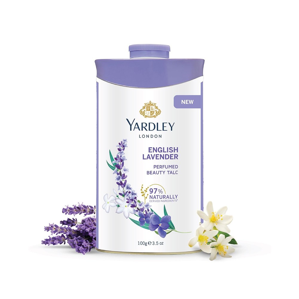Yardley London English Lavender Perfumed 3.5 Ounce (Pack of 1), Violet