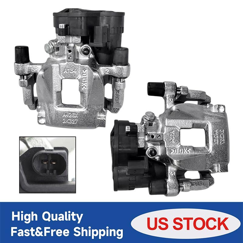 Rear LH + RH Brake Caliper W/ Motor For JAGUAR XF XE F-PACE 2016-2020 T2H7435