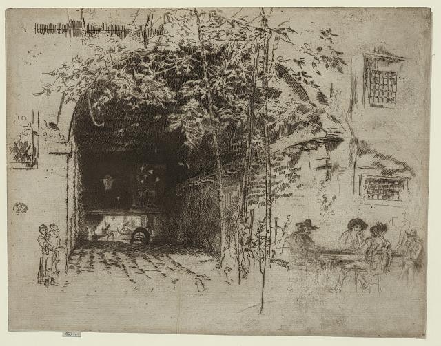 Photo:The traghetto,no. 2,James McNeill Whistler,1880