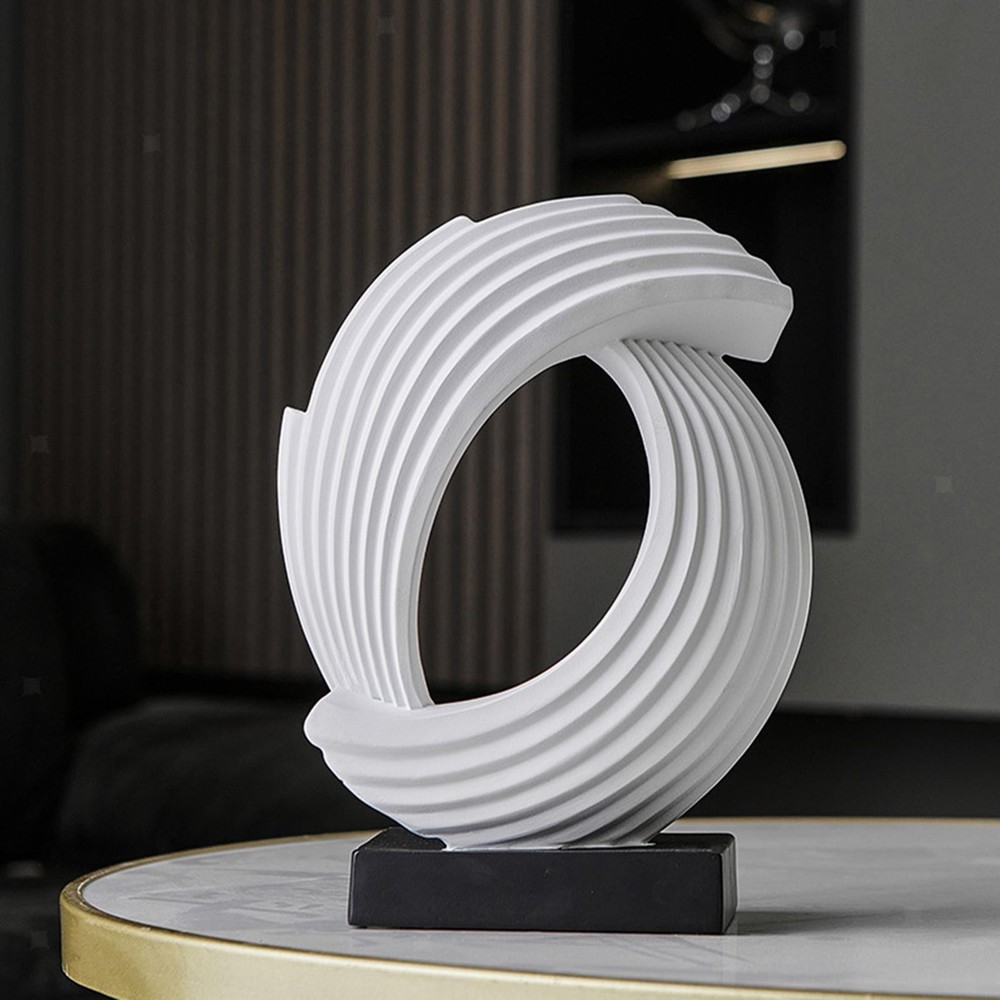 Abstract Resin Tabletop Statue - Creative Aesthetic Artwork Ornament-image