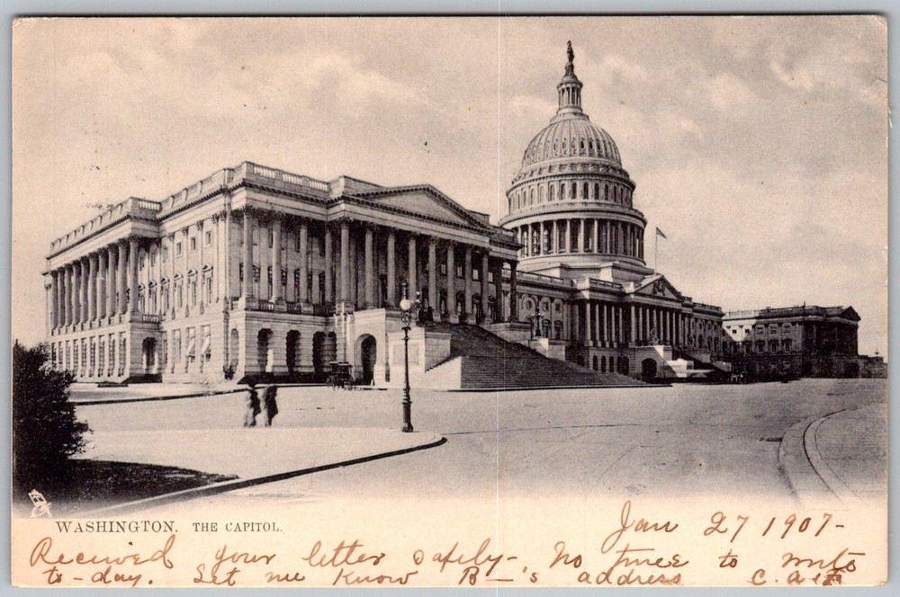 Antique Postcard U.S Capitol Dome Washington, DC 1900s
