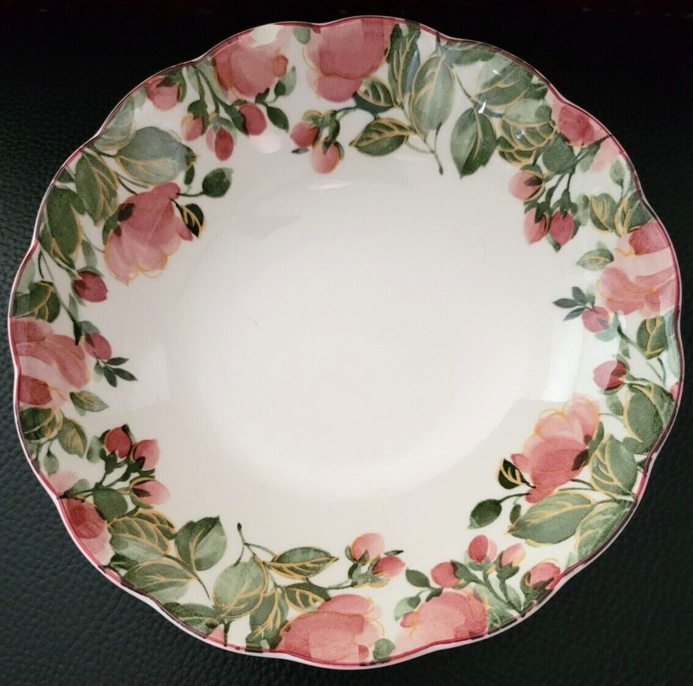 Set Of 2 Nikko Precious Soup Cereal Bowls 6 3/4