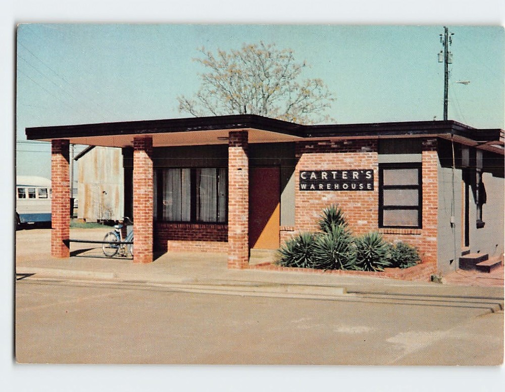 Postcard Carters Warehouse Plains Georgia USA