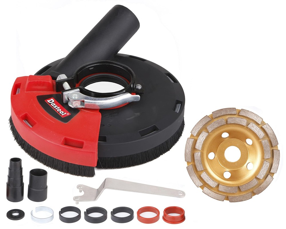 Expert 5-Inch Universal Angle Grinder Dust Shroud for Surface Grinding