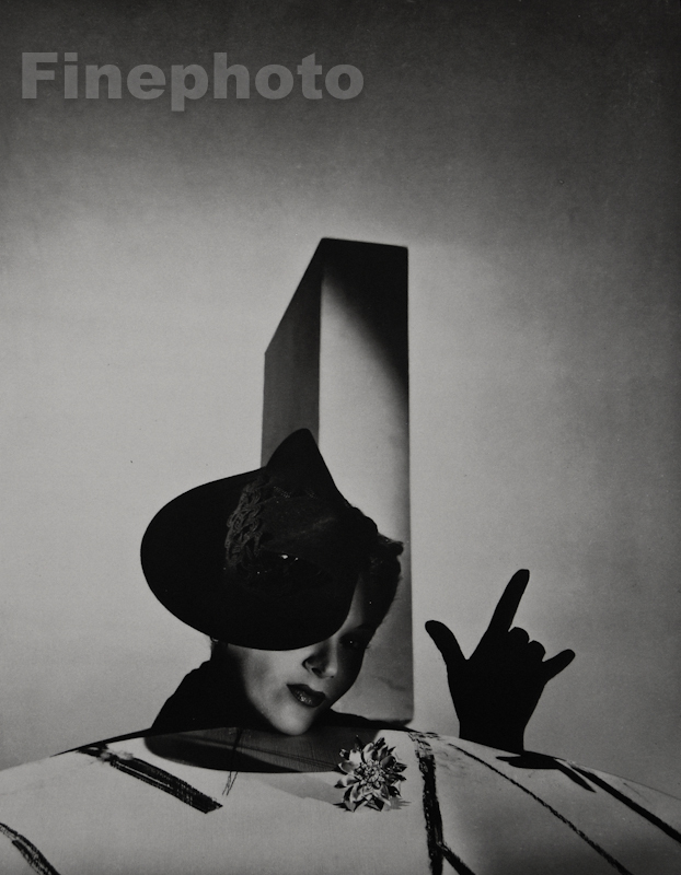 1937/92 Vintage HORST Paris Female Fashion Woman Hat Gloves Jewelry Photo Art
