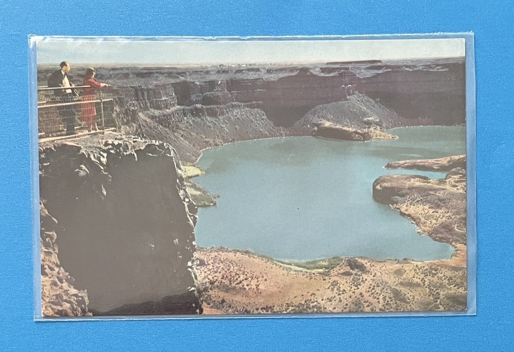 Washington WA Dry Falls State Park Postcard Columbia River