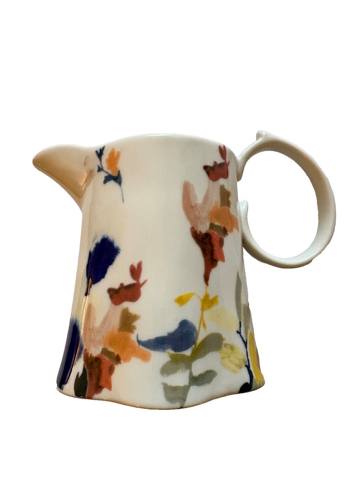 Anthropologie Jen Garrido Wildflower Study  Cream Pitcher 4