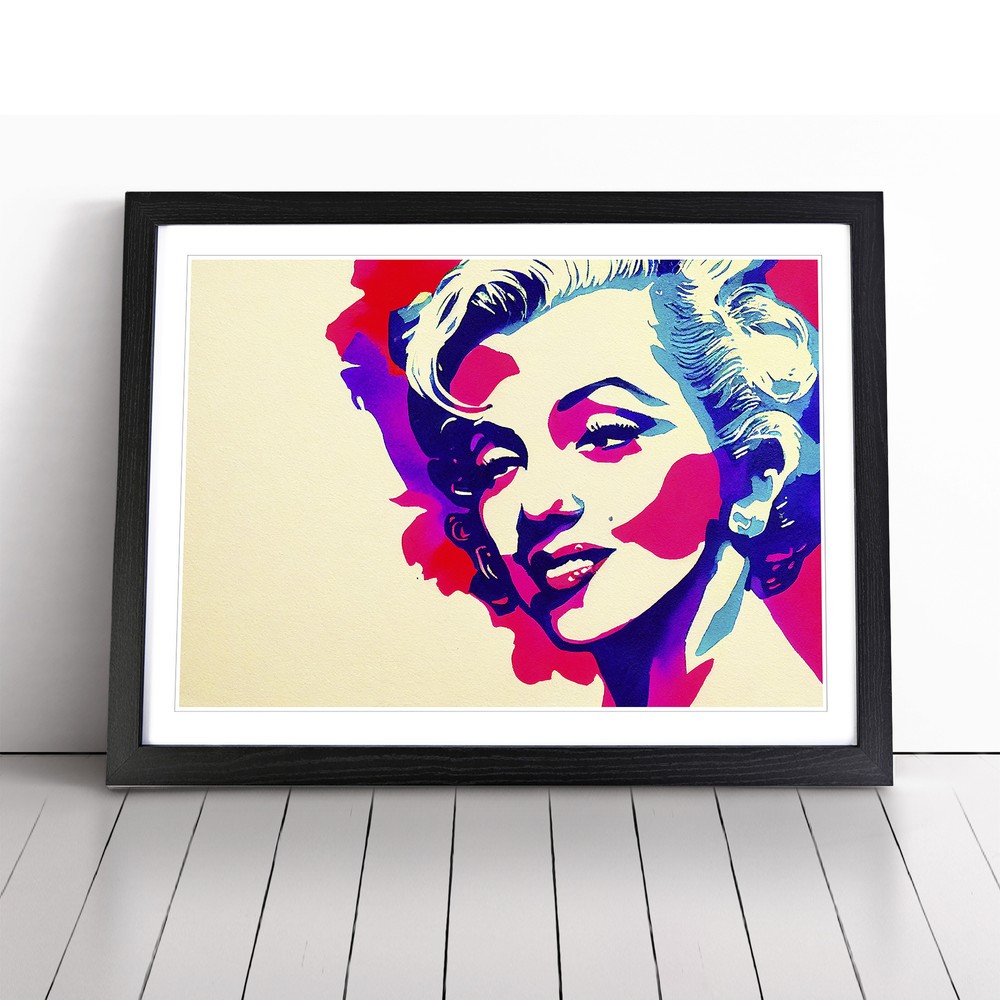 Pop Art Woman Vol.3 Abstract Wall Art Print Framed Canvas Picture Poster Decor