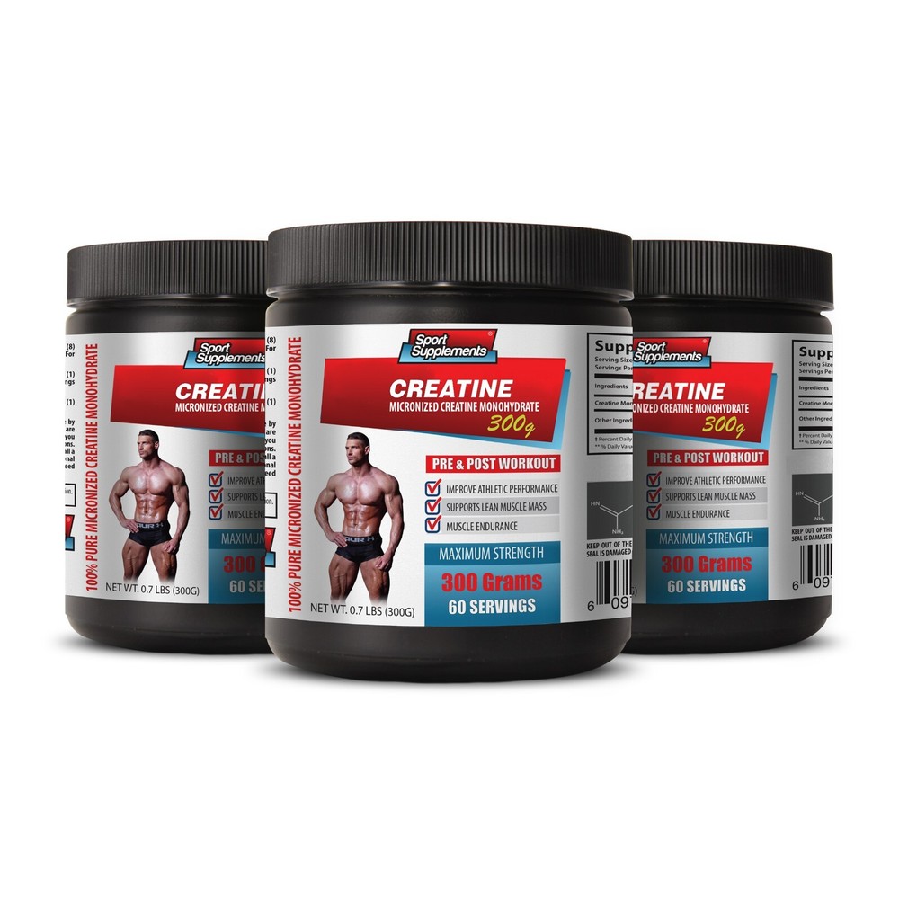 Muscle Recovery Powder - MICRONIZED MONOHYDRATE CREATINE - Natural Blend 3B 900