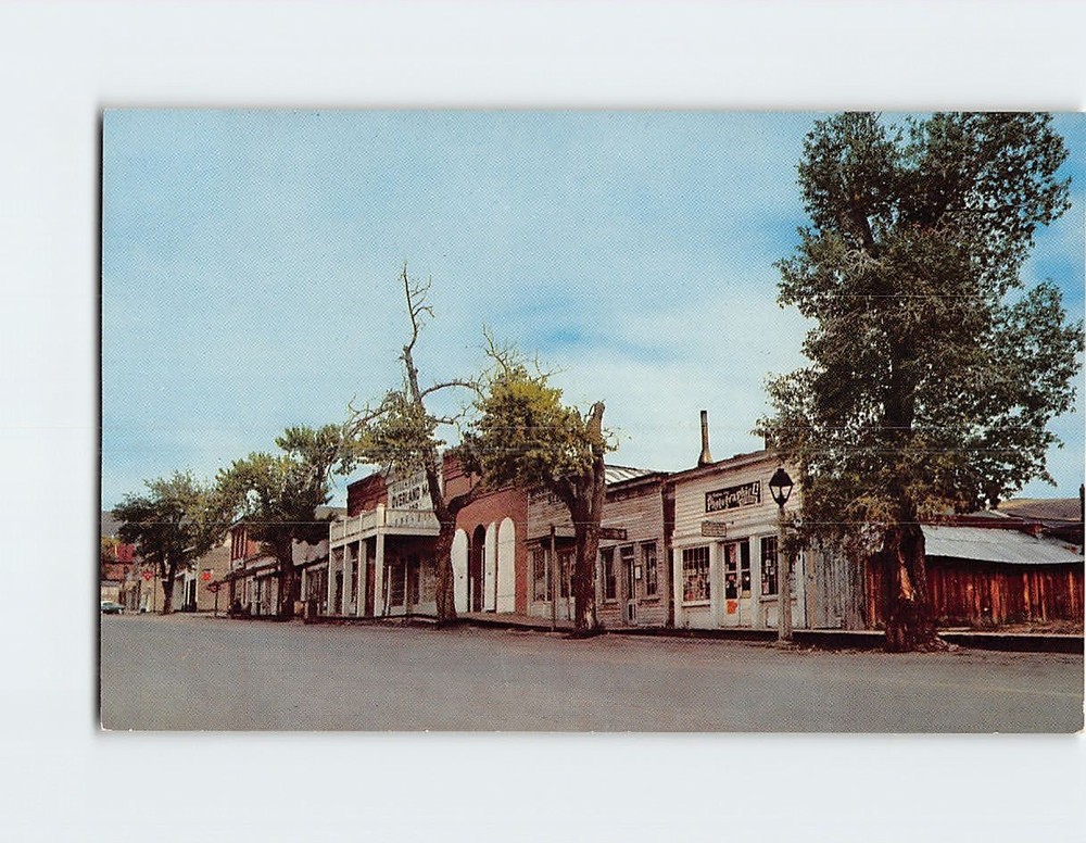 Postcard Wallace Street Virginia City Montana USA