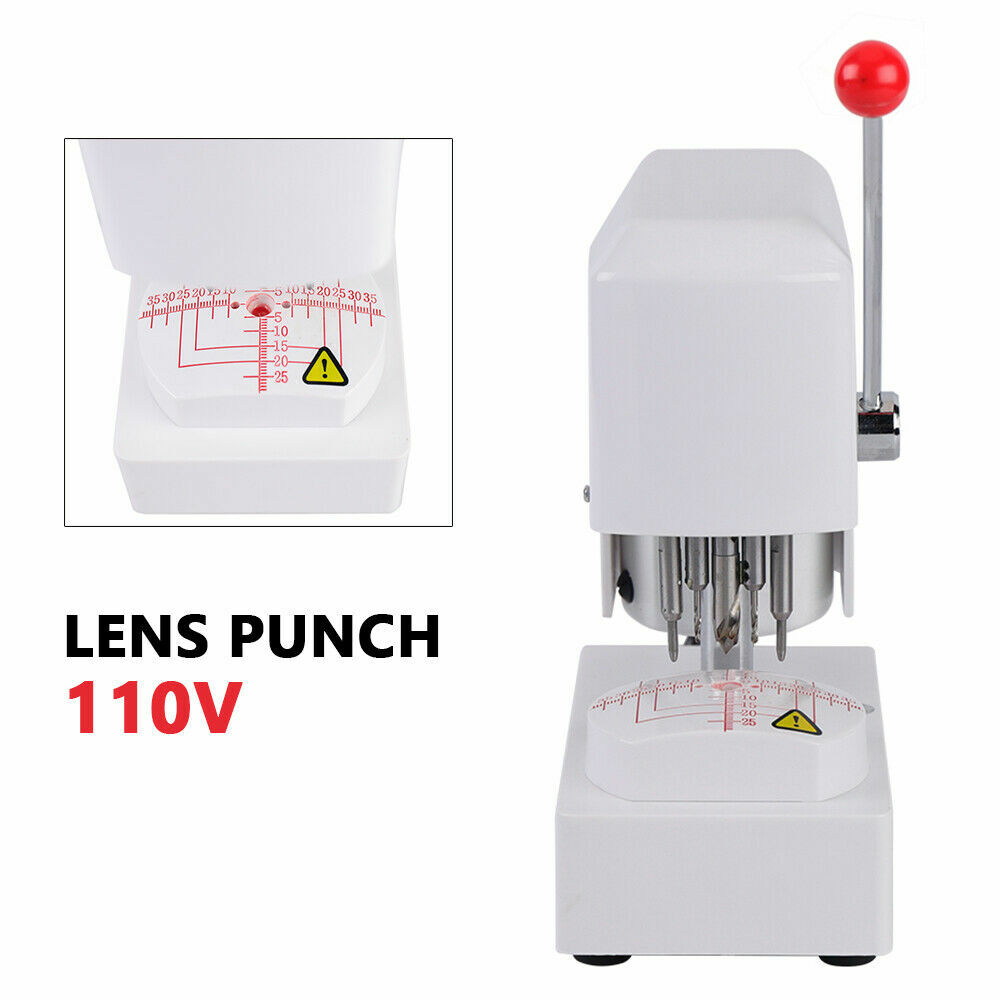 Optical Eyeglasses Lens Hole Drilling Machine Precise punching Lens Driller Tool