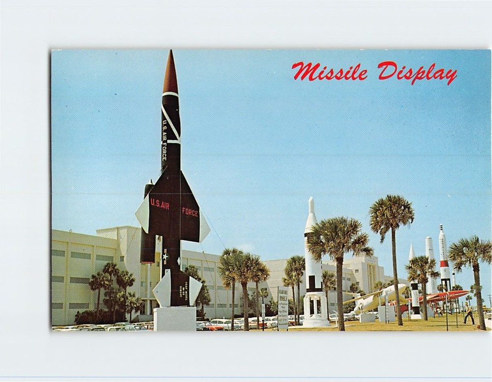 Postcard Missile Display Patrick Air Force Base Florida USA