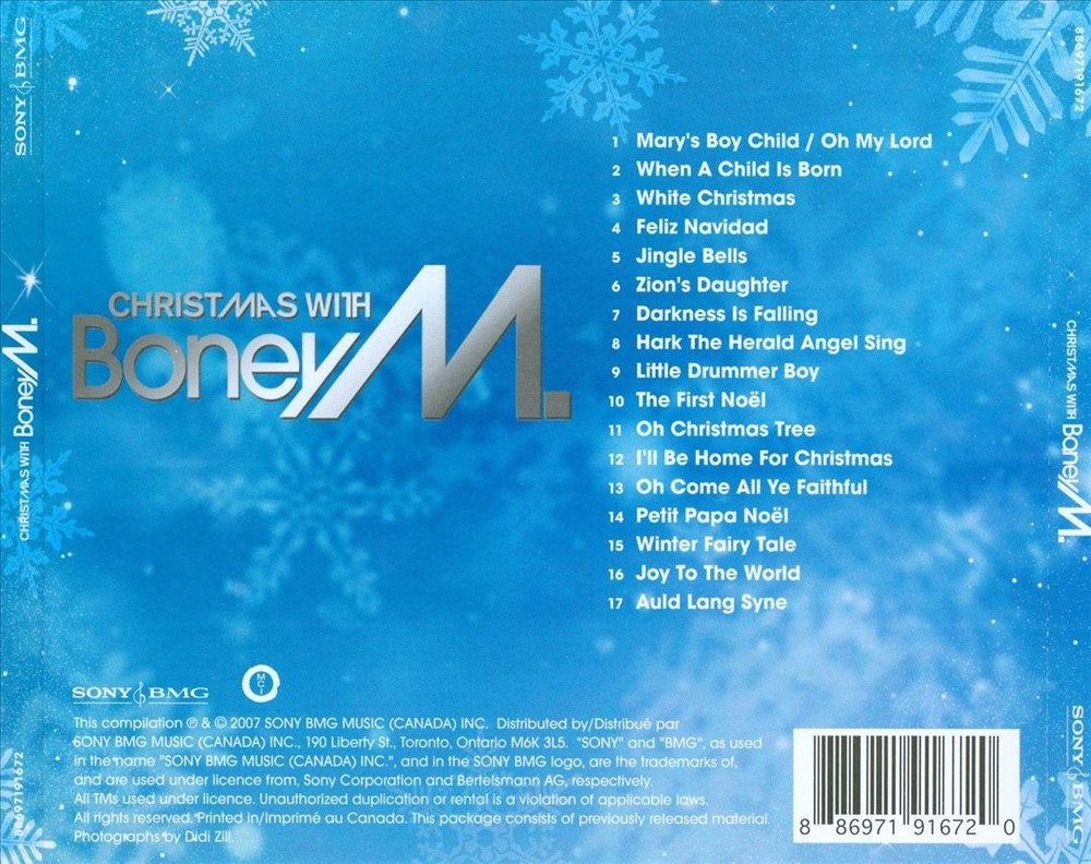 Boney M. Christmas With Boney M New Cd