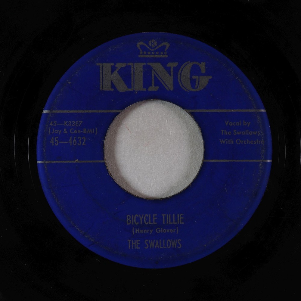Doo-Wop R&B 45 - Swallows - Bicycle Tillie - King