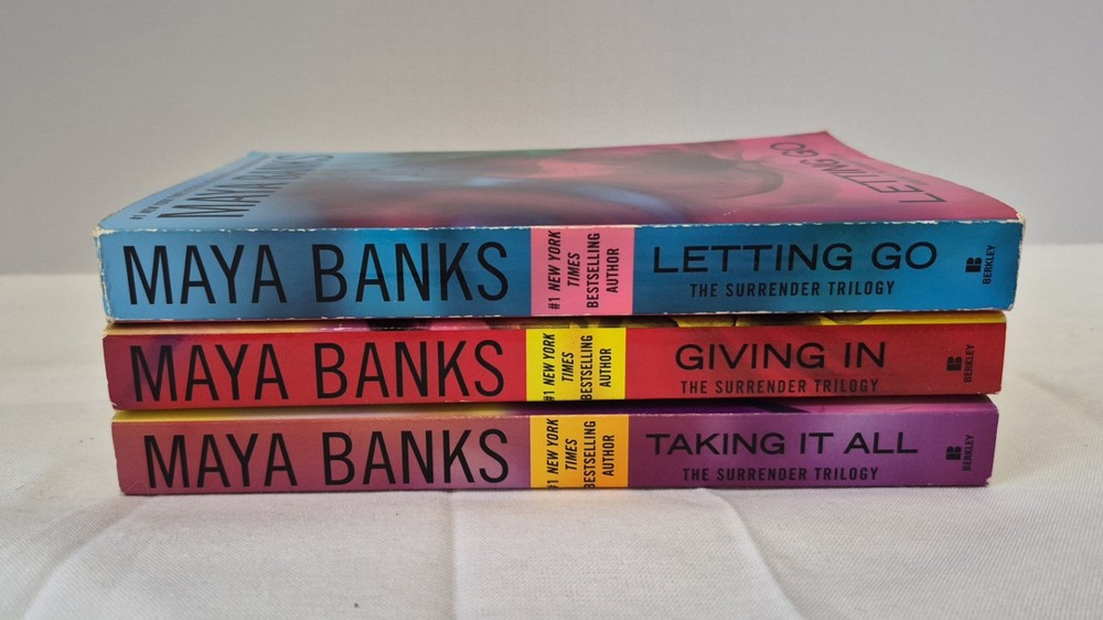 THE SURRENDER TRILOGY, MYA BANKS Lot Of 3 Paperback Books Mature Audience