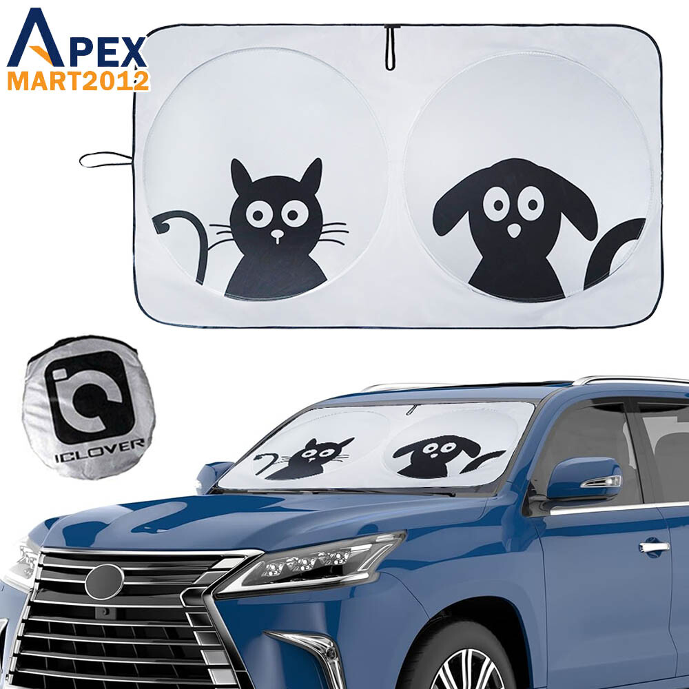 Foldable Car Windshield Sun Shade for UV and Heat Protection