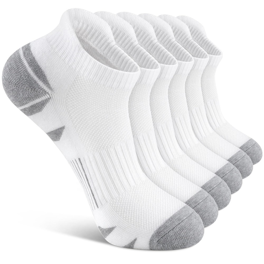 Ankle Socks for Men Low Cut Cushioned Socks Athletic Running Sports Socks for...