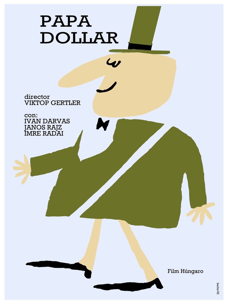 Papa dollar Hungarian film Decoration Poster.Graphic Art Interior design 3165