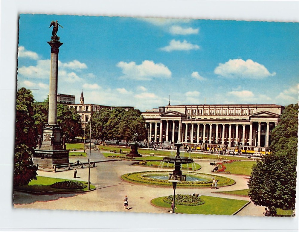 Postcard Schlossplatz Stuttgart Germany