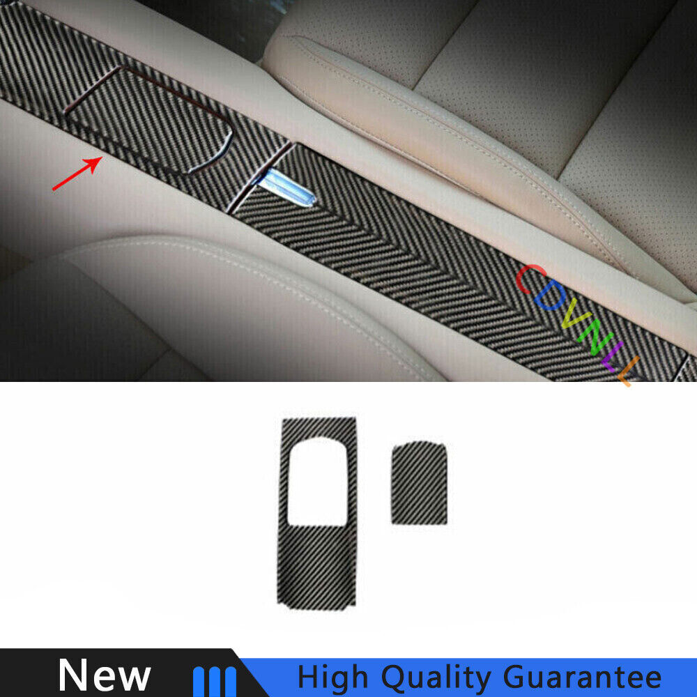 For Porsche Panamera 2010-2016 Real Carbon Fiber Middle Console Storage Box Trim