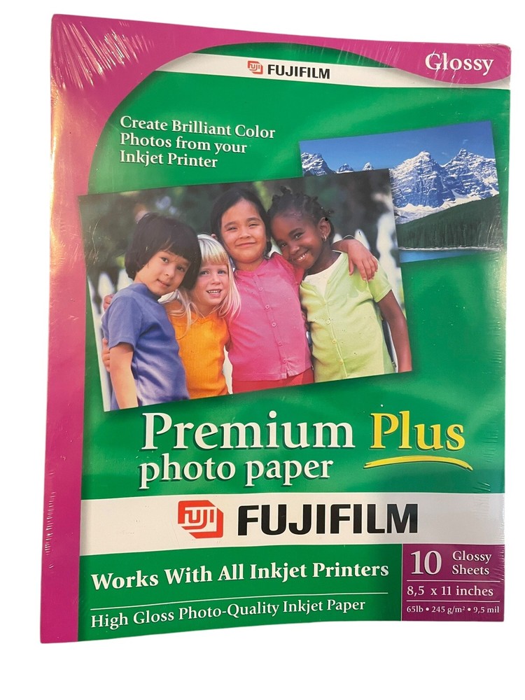 90-Pack FujiFilm Premium Plus Glossy Photo Paper 8.5x11 65lb