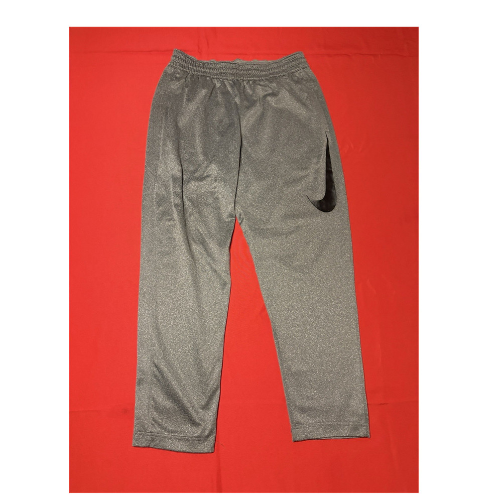 Nike Dri-FIT Men’s Gray Jogger Pants L Drawstring Elastic Waist 29