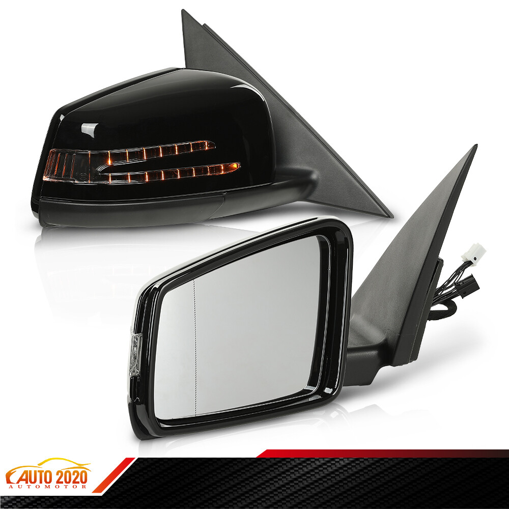 Mercedes C-Class W204 C180 C200 C300 Side Rear View Mirror Pair