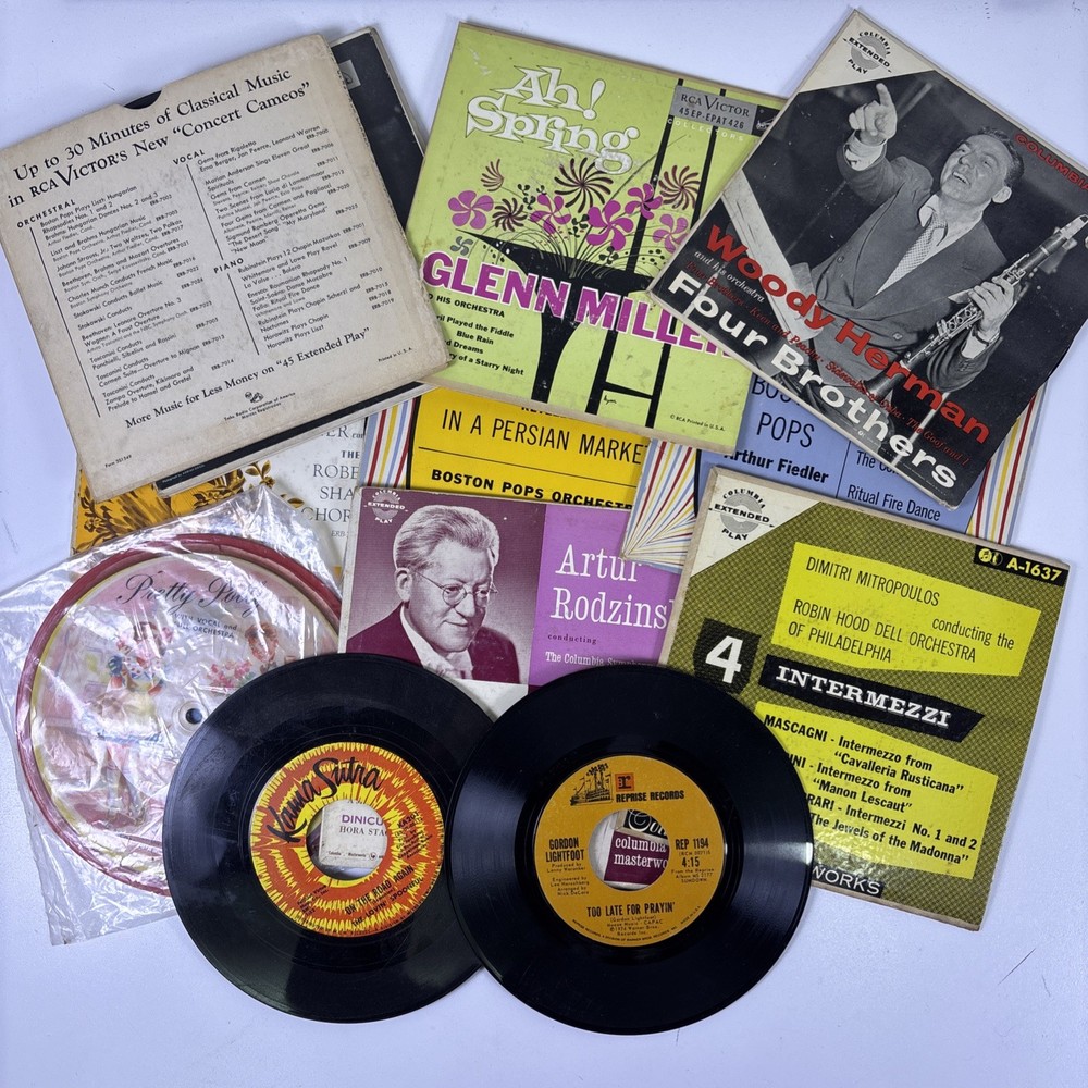 Lot of Music Various Labels Vintage 45 rpm 7 inch Records