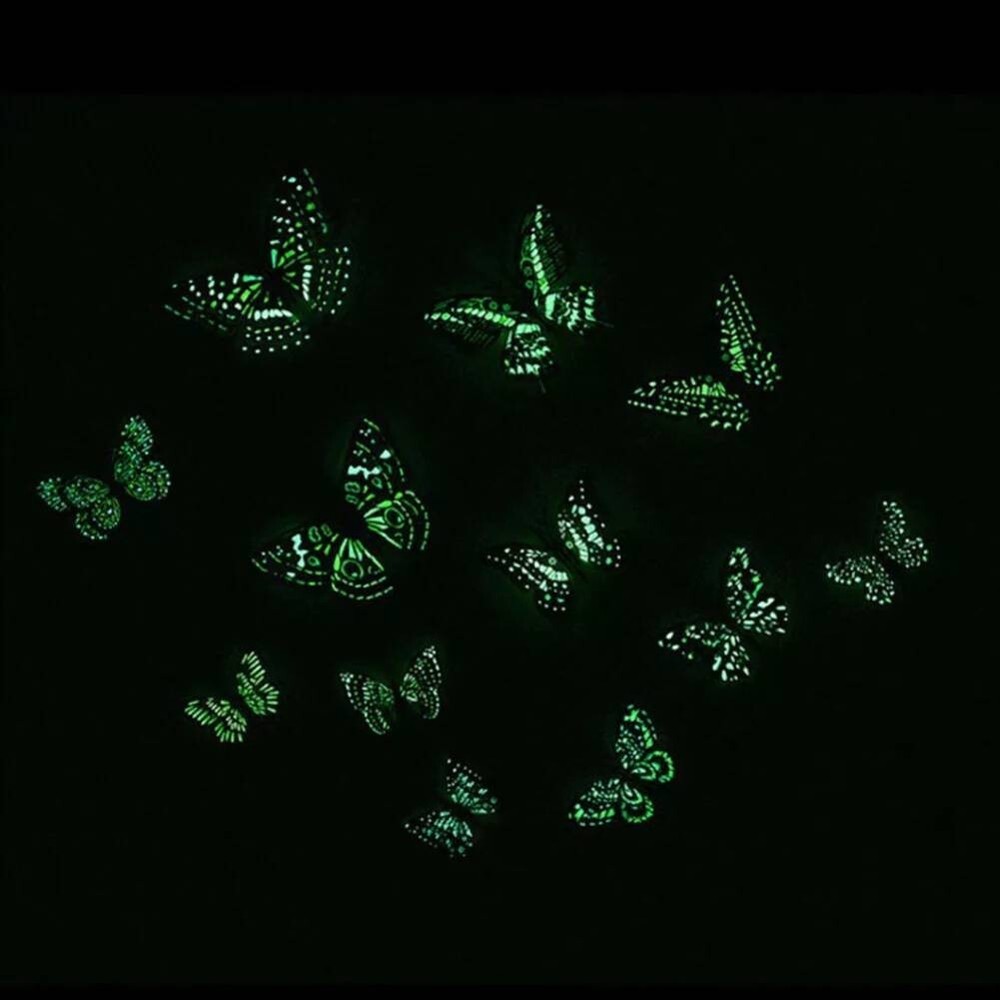 12Pcs 3D Butterfly Wall Decals Removable Stickers Home Decoration DIY Art 2024