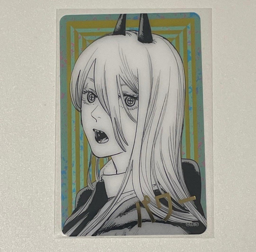 Chainsaw Man Jump Festa 2026 Clear Card Power Foil Stamped Collection JF