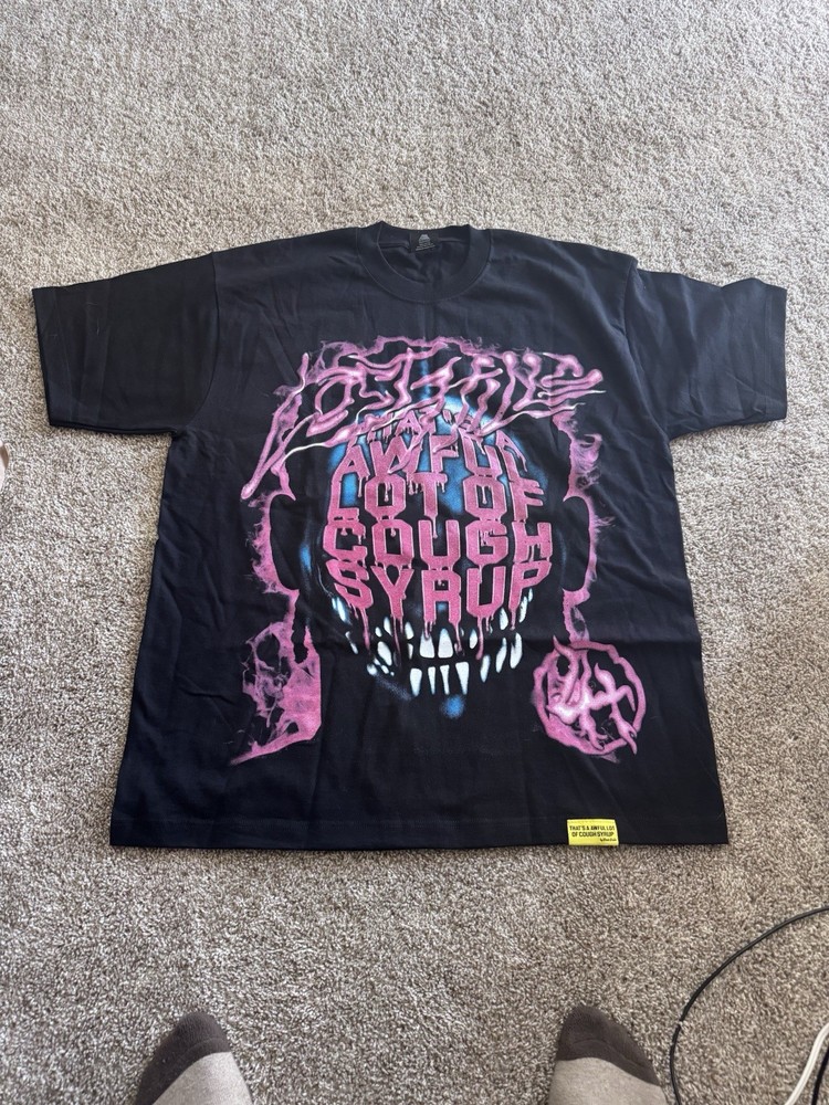 Lost Hills X Awful Lot Of Cough Syrup Collab T Shirt Size XL