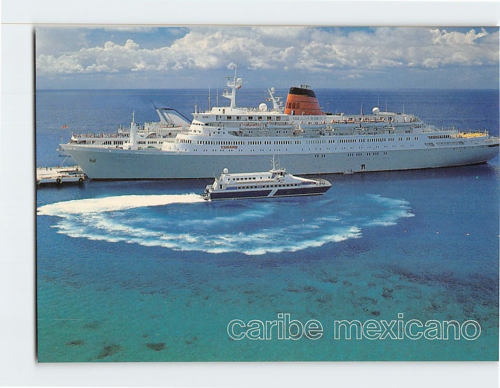 Postcard The MV Mexico Caribe Mexicano Cozumel Mexico