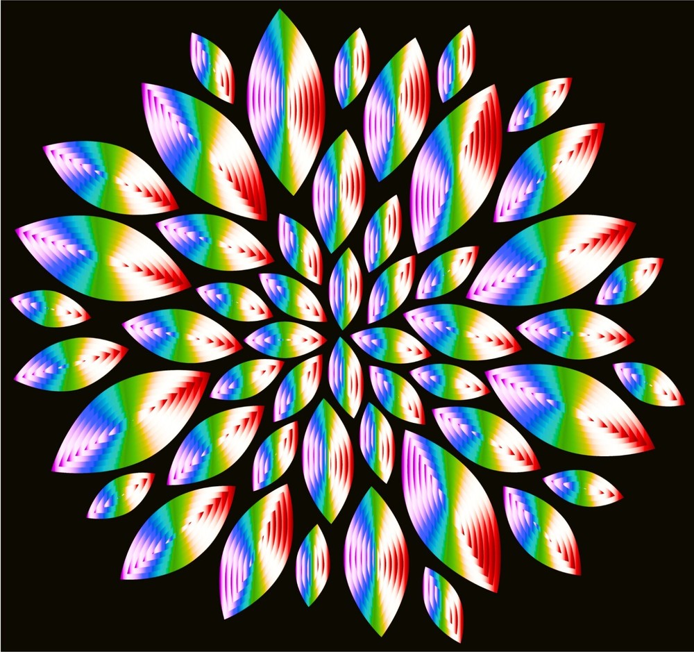 Native American Abstract Modern Glass Wall Art Print 12x12 Colorful Top Poster