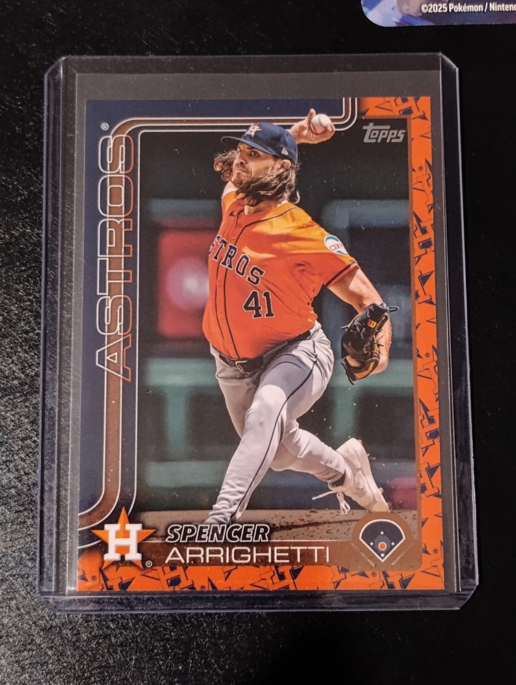 2025 Topps Series 2 - Spencer Arrighetti #522 Team Color Border