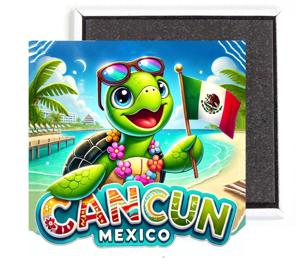 Cancun Mexico FRIDGE MAGNET travel souvenir 