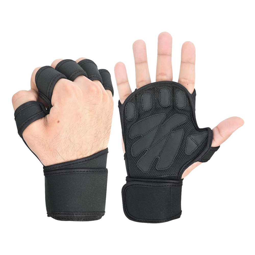 Weight Lifting Gloves Gym Workout Gloves Support for Powerlifting Cross Training