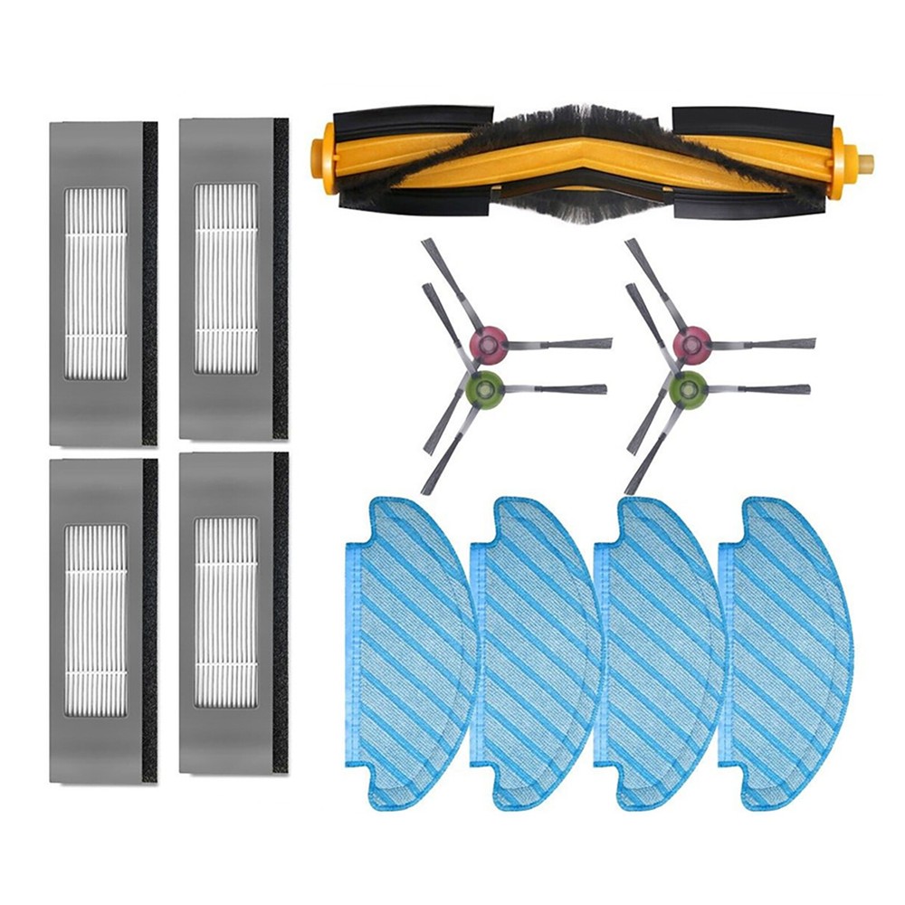 Ecovacs DEEBOT OZMO Vacuum Kit with Roller Brush Mop Cloths Filters Side Brushes