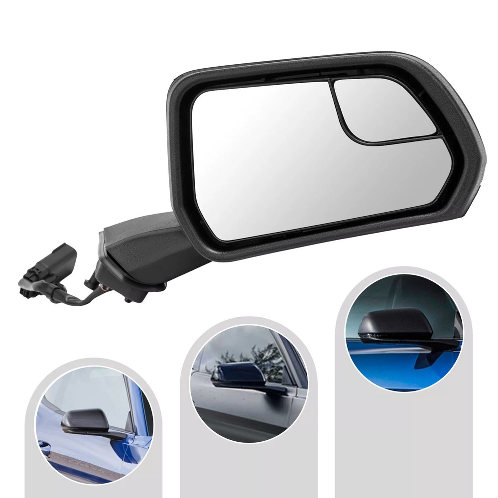 2015-2020 Ford Mustang Black Power Mirror - Front Passenger Side 3-Pin