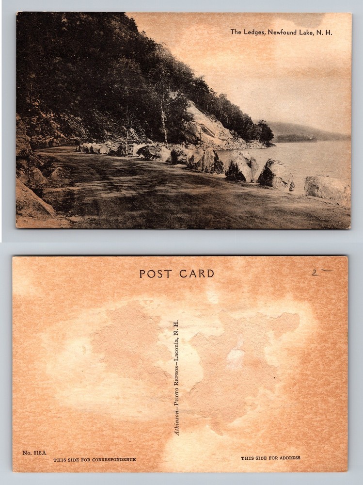 Bristol, NH-New Hampshire The Ledges Newfound Lake Scenic Shore Vintage Postcard