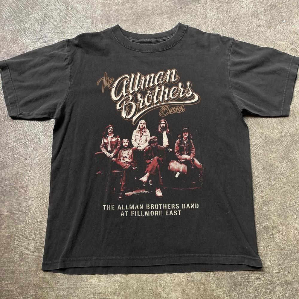 NEW! The Allman Brothers Band At Fillmore East  Unisex Black T-shirt Size S-5XL